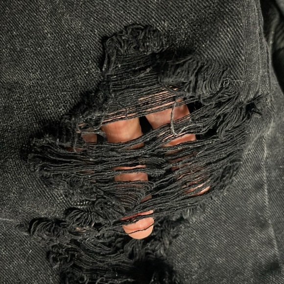 One Teaspoon Distressed Denim Skirt - Picture 11 of 11